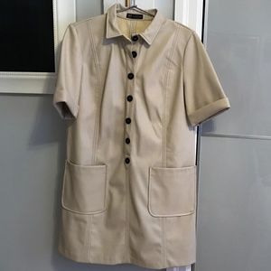 ZARA FAUX LEATHER DRESS